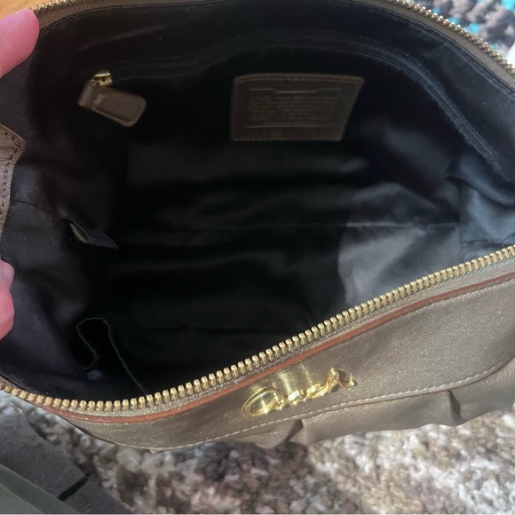 EUC Coach Metallic Brown Shoulder Bag - Picture 4 of 8